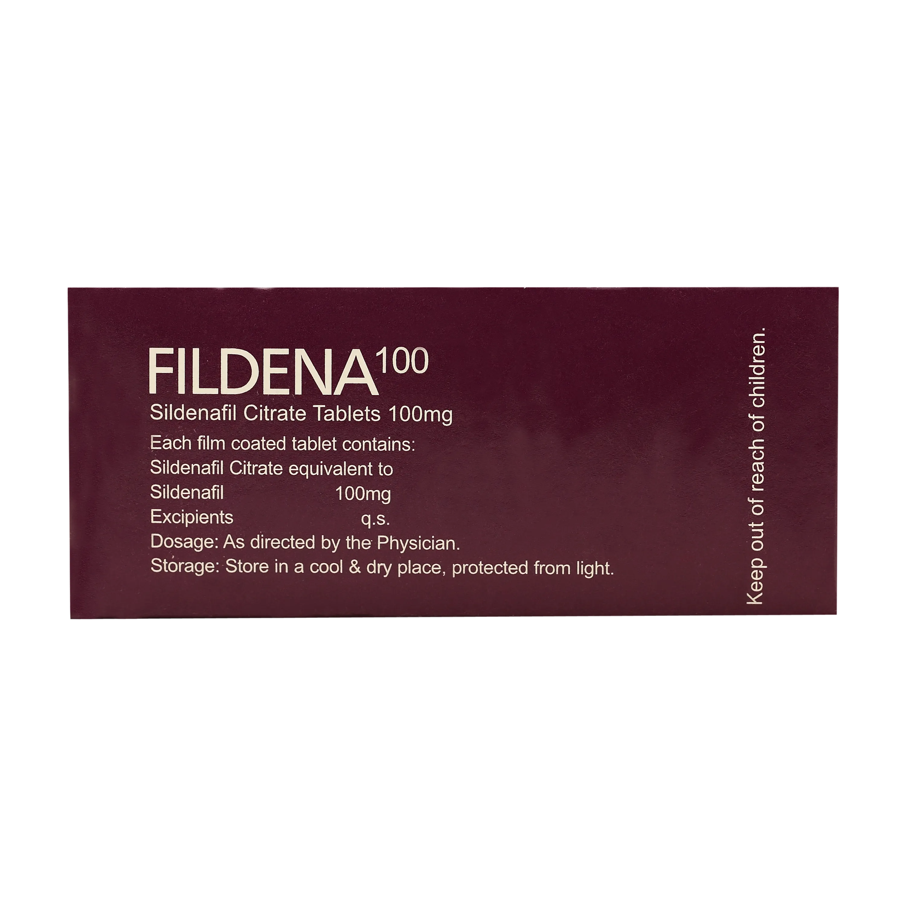 フィルデナ|シルデナフィル100mgのバイアグラジェネリックED治療薬 6