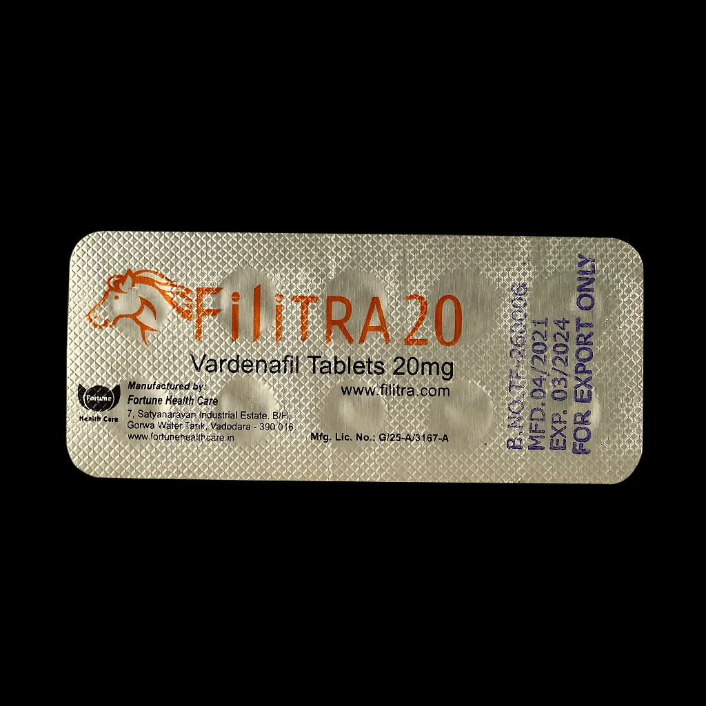 フィリトラ20mg10錠|タブレット型のレビトラジェネリックED治療薬 4