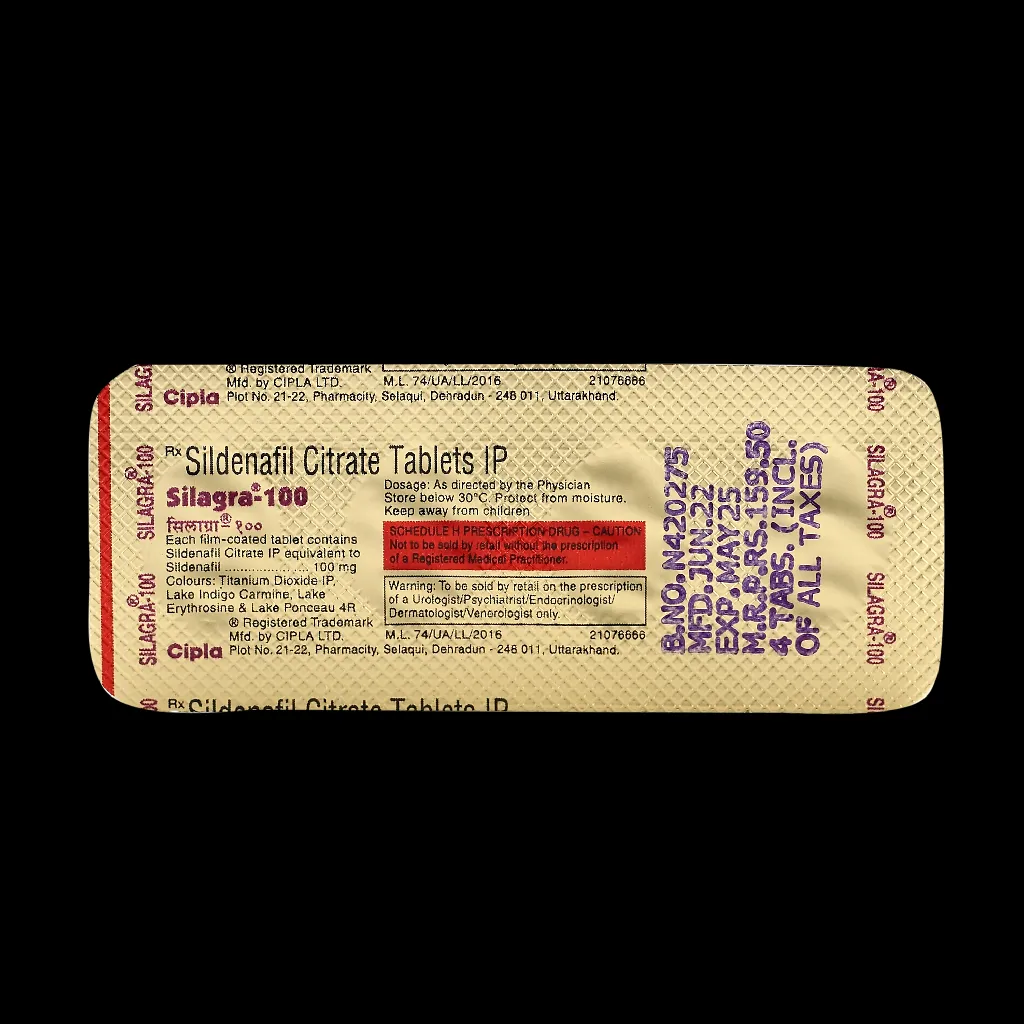 シラグラ100mg(シルデナフィル)|高用量のバイアグラジェネリックED治療薬 5