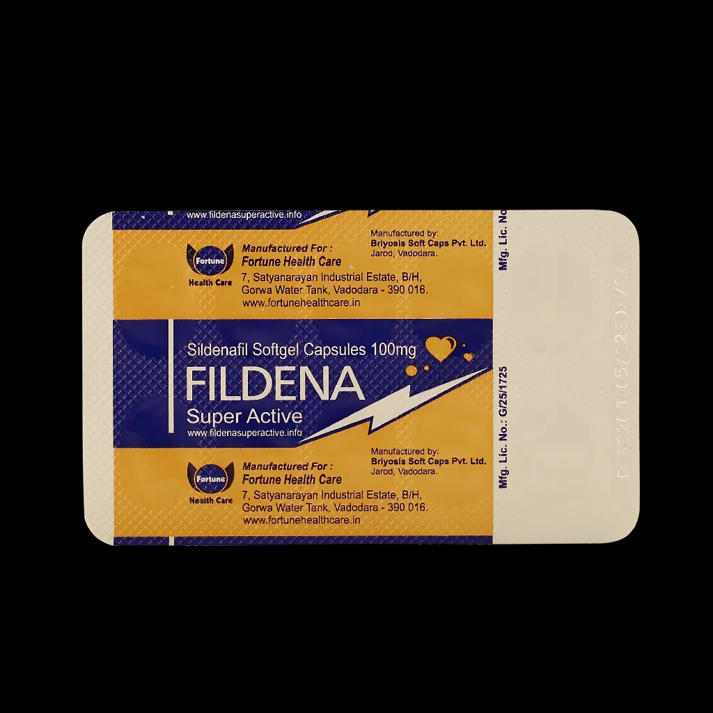 フィルデナスーパーアクティブ100mg|カプセル型のバイアグラジェネリック|お薬市場 7