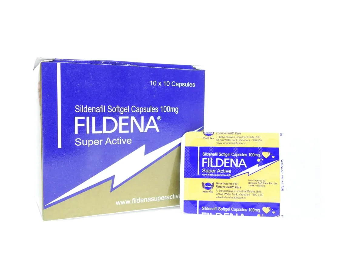フィルデナスーパーアクティブ100mg|カプセル型のバイアグラジェネリック|お薬市場