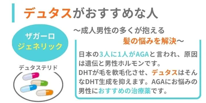 デュタスがおすすめな人