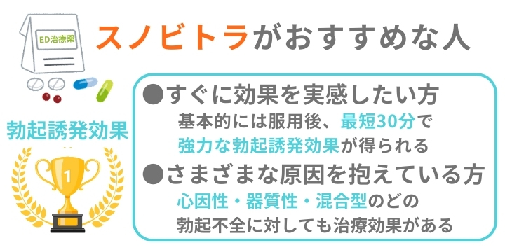 スノビトラがおすすめな人