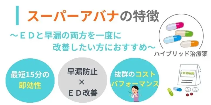 スーパーアバナの特徴