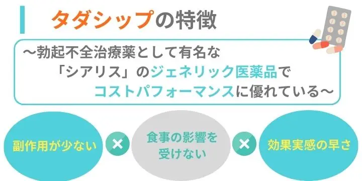 タダシップの特徴