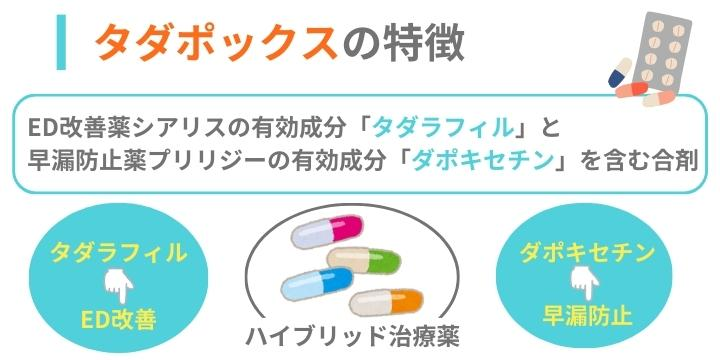 タダポックスの特徴