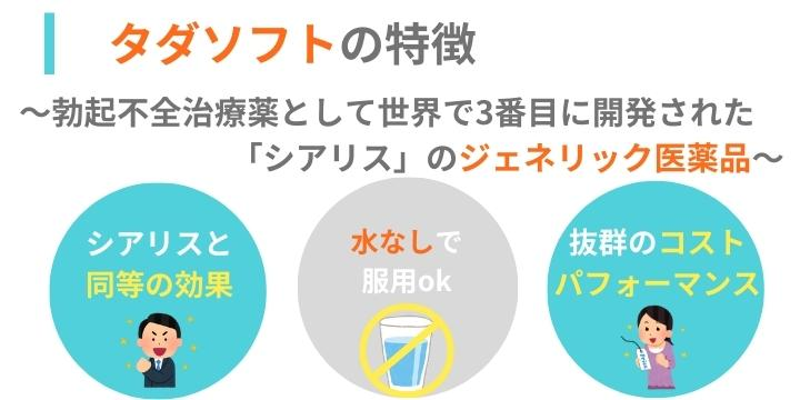 タダソフトの特徴