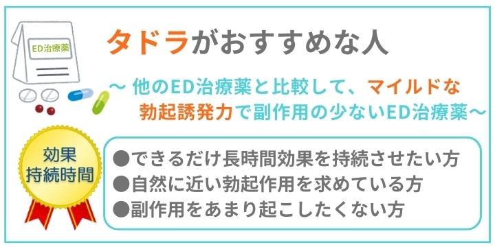タドラがおすすめな人