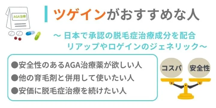 ツゲインがおすすめな人